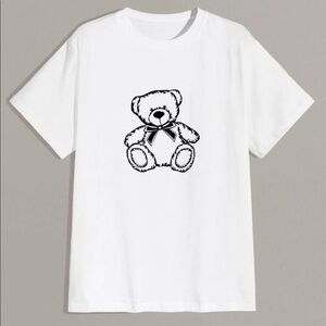 Bear love oversized t-shirt top tee XL
